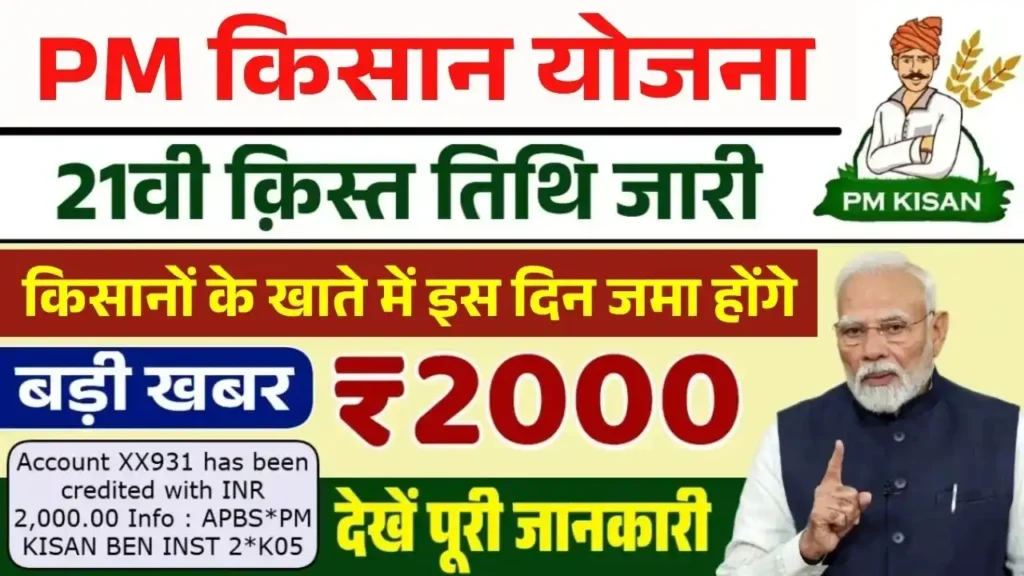 PM Kisan 21th Installment Date Out